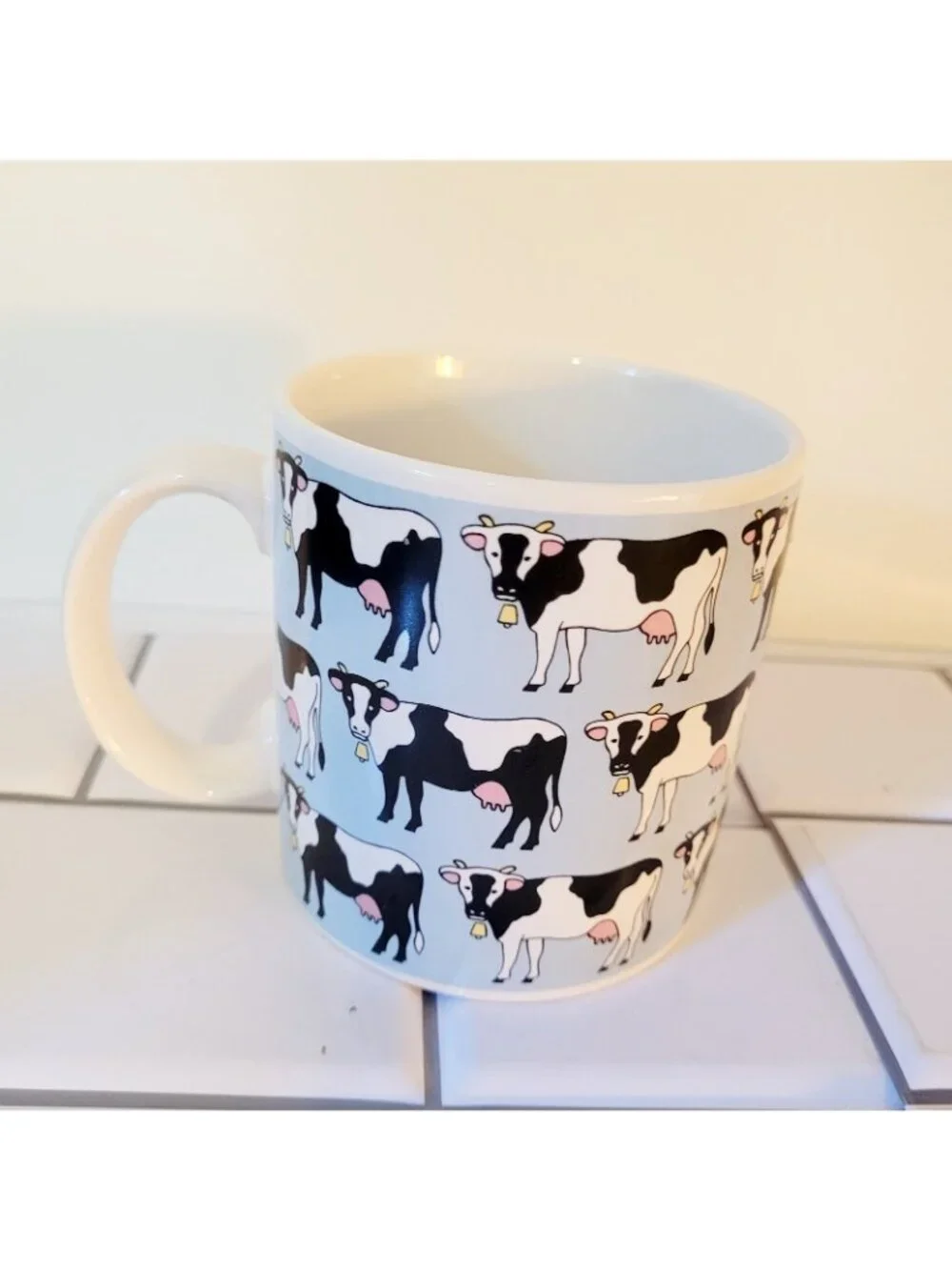 Russ Cow Coffee Mug Vintage Cup Cows Farm Country Decor